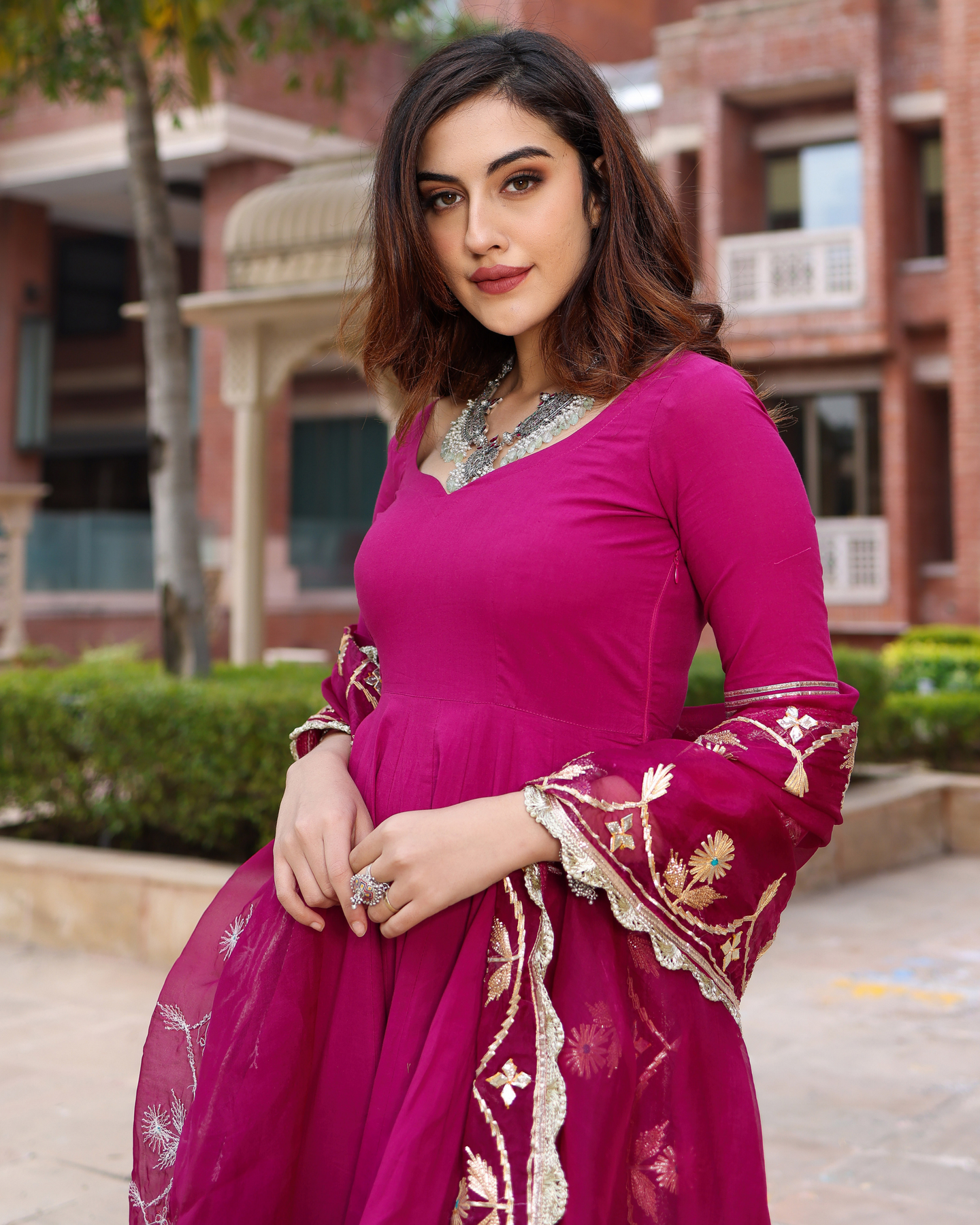 Sparkling Gotapatti Suit Set