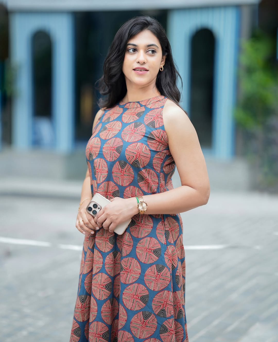 Grey Sleeveless Printed Kurta & Palazzo Co-ord Set for Women