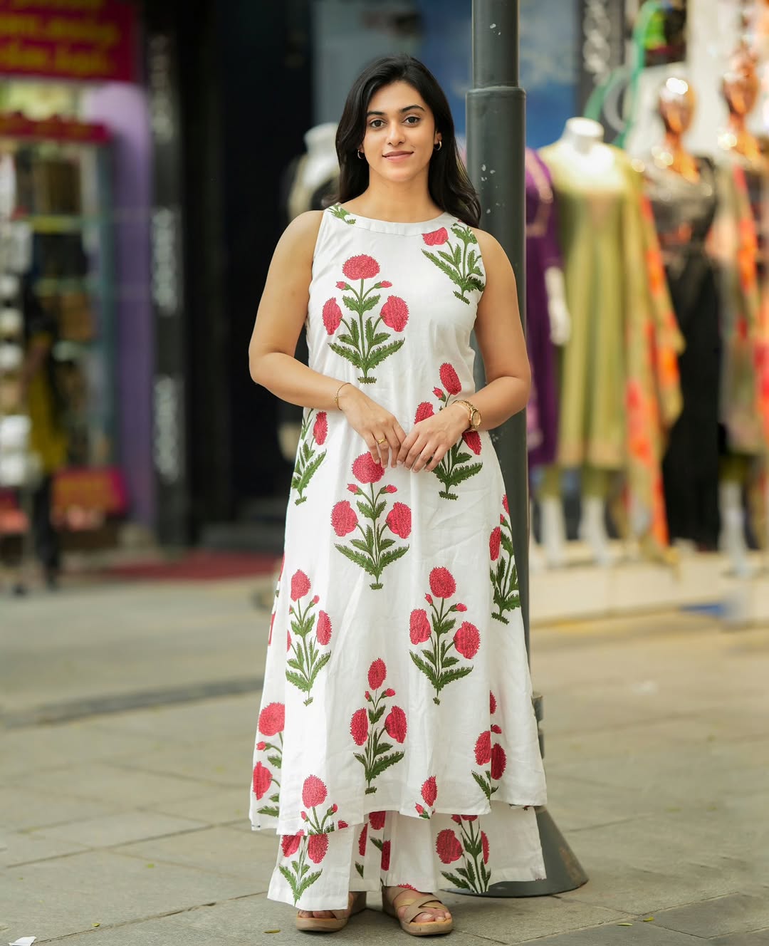 Pink Poppy Cotton Co-ord Set