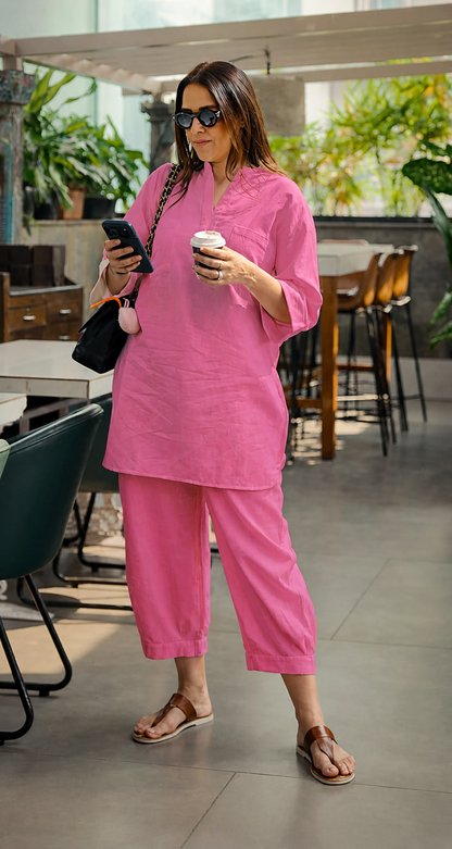 Neha Relaxed Cotton Fit Co-ord Set