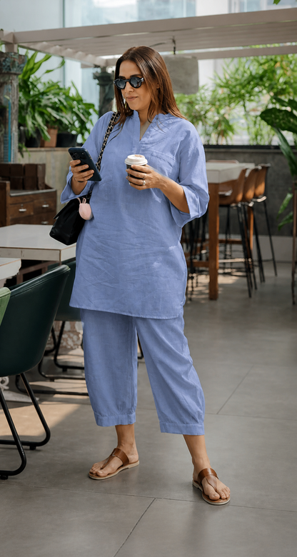 Neha Relaxed Cotton Fit Co-ord Set