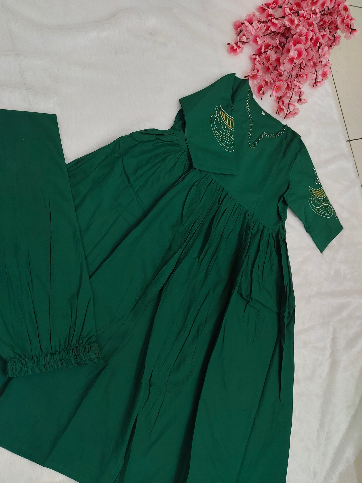 EMERALD ANARKALI SET