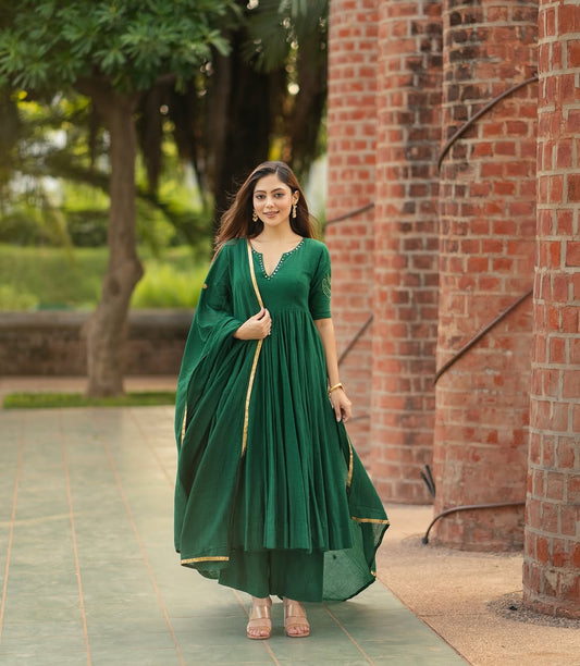 EMERALD ANARKALI SET