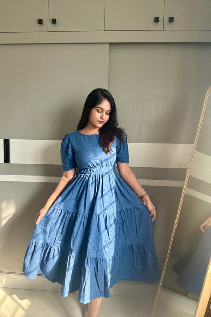 Denim frock - Ready Dispatch