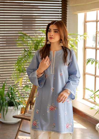 Persian Dusty Blue Farsi Co-ord Set