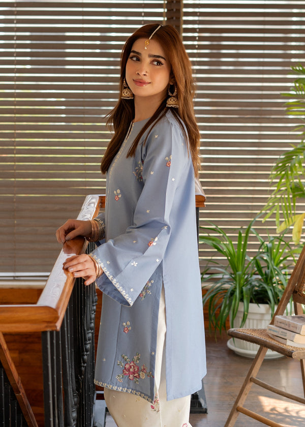 Persian Dusty Blue Farsi Co-ord Set