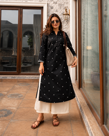 cotton kurta palazzo set