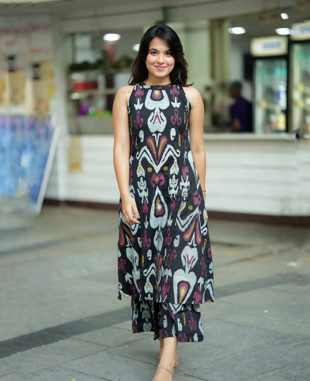 Somya black printed casual co-ord sets