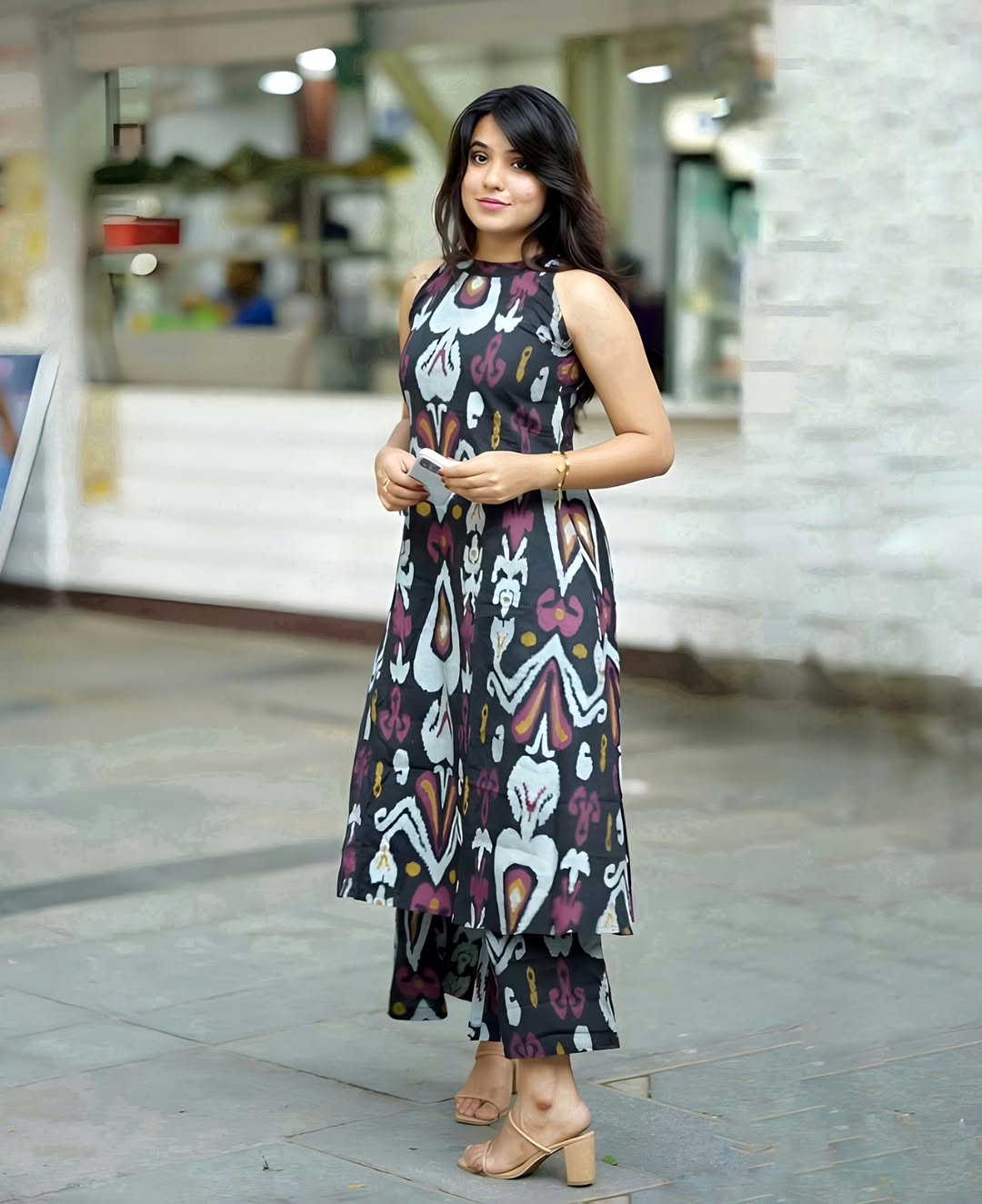 Somya black printed casual co-ord sets