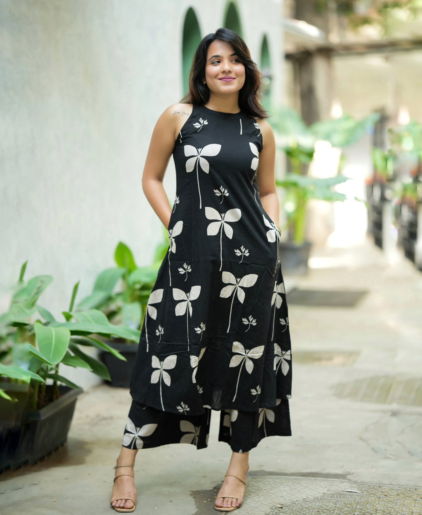 Niya Handblock print co-ord set