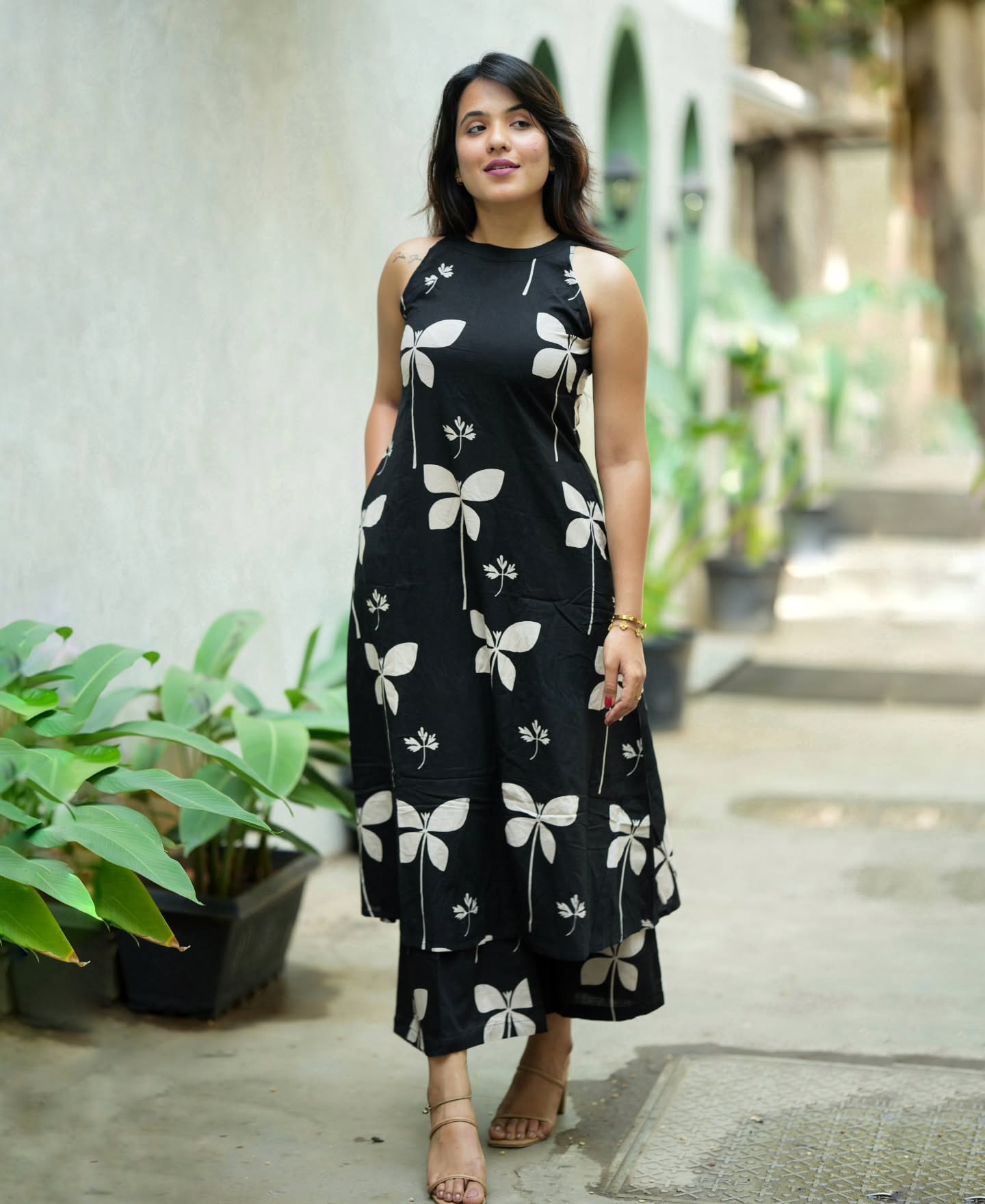 Niya Handblock print co-ord set
