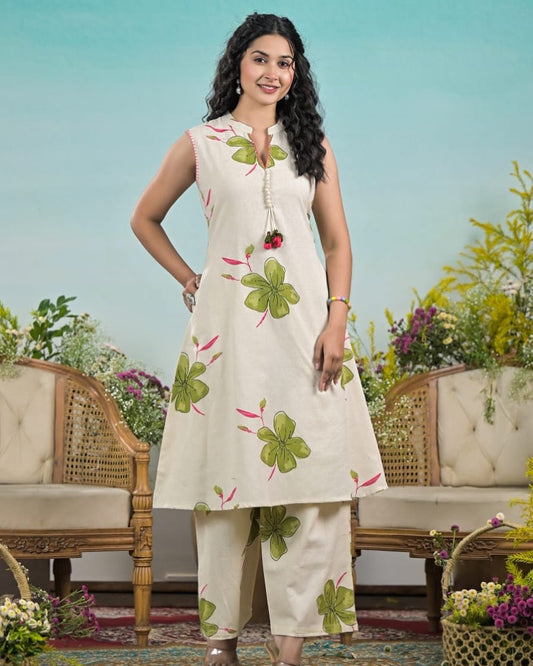 Collection rj23 Pretty floral pant set